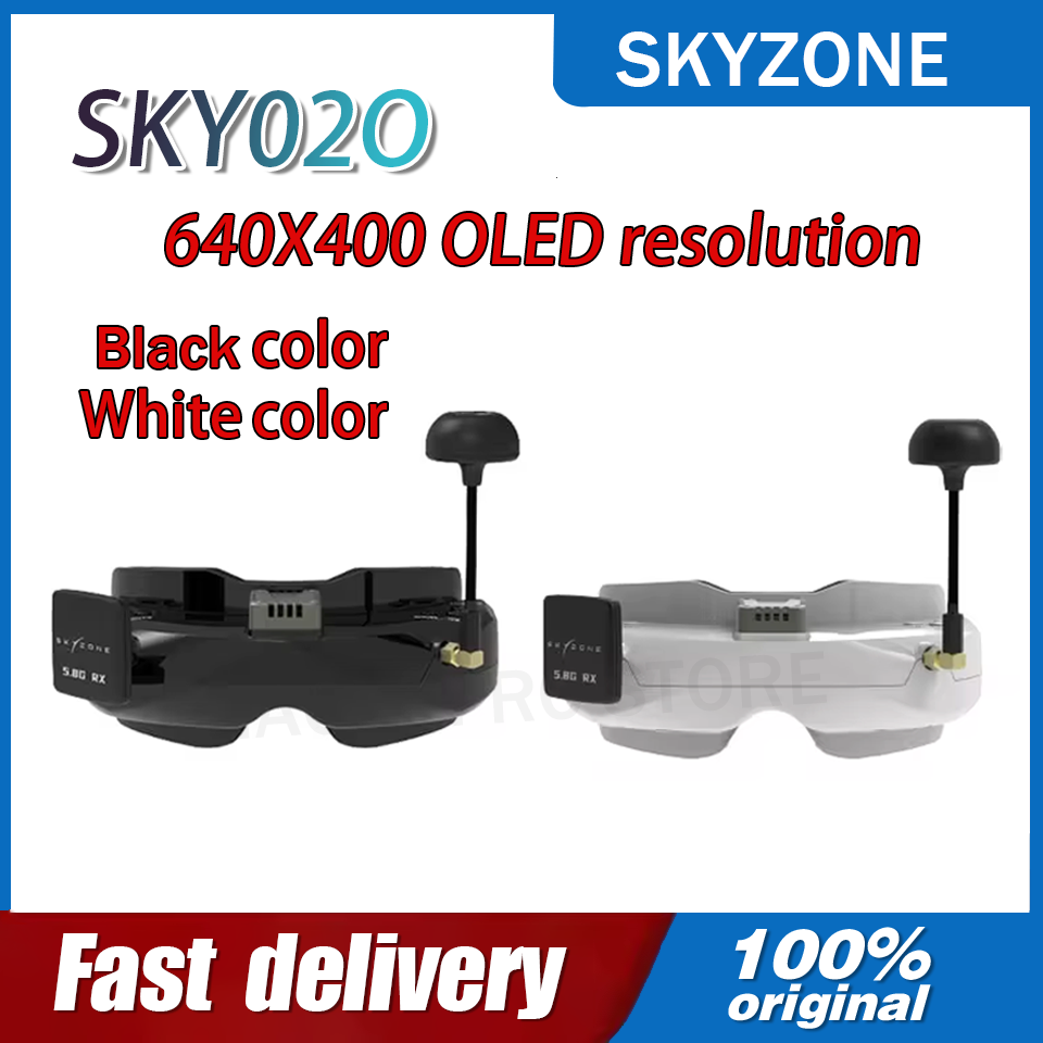 Drone Racing Goggles - Lunettes FPV SKYZONE SKY02O OLED 5.8GHz