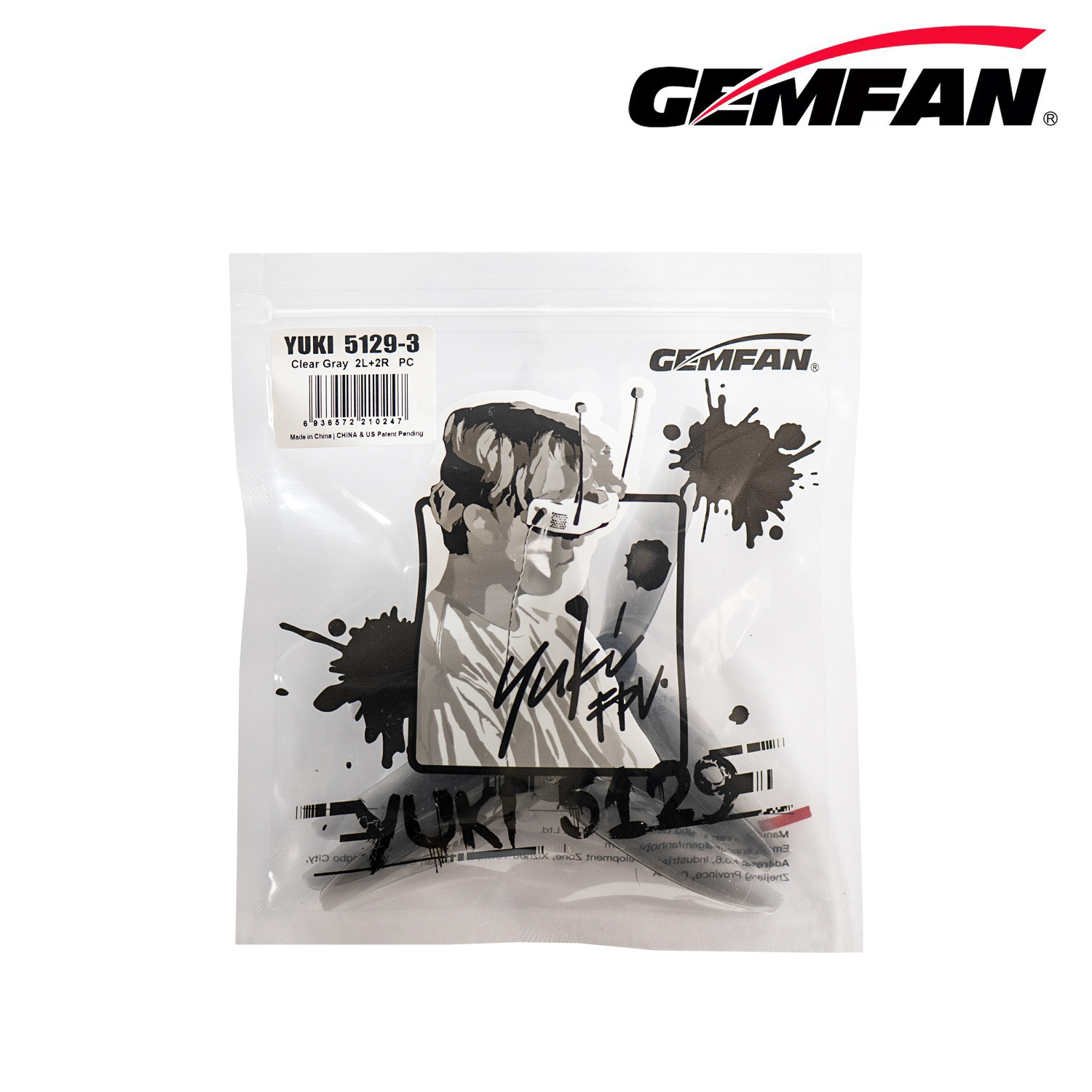 Drone Racing Motor - Gemfan 5129 5 pouces 3 pales/tri-lames