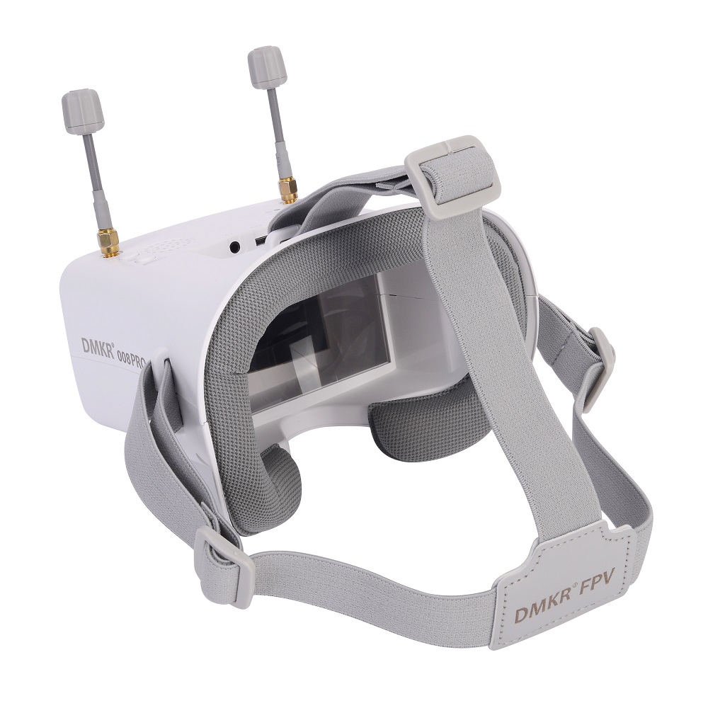 Lunettes FPV 008D PRO blanches - Drone Racing Goggles avis et prix
