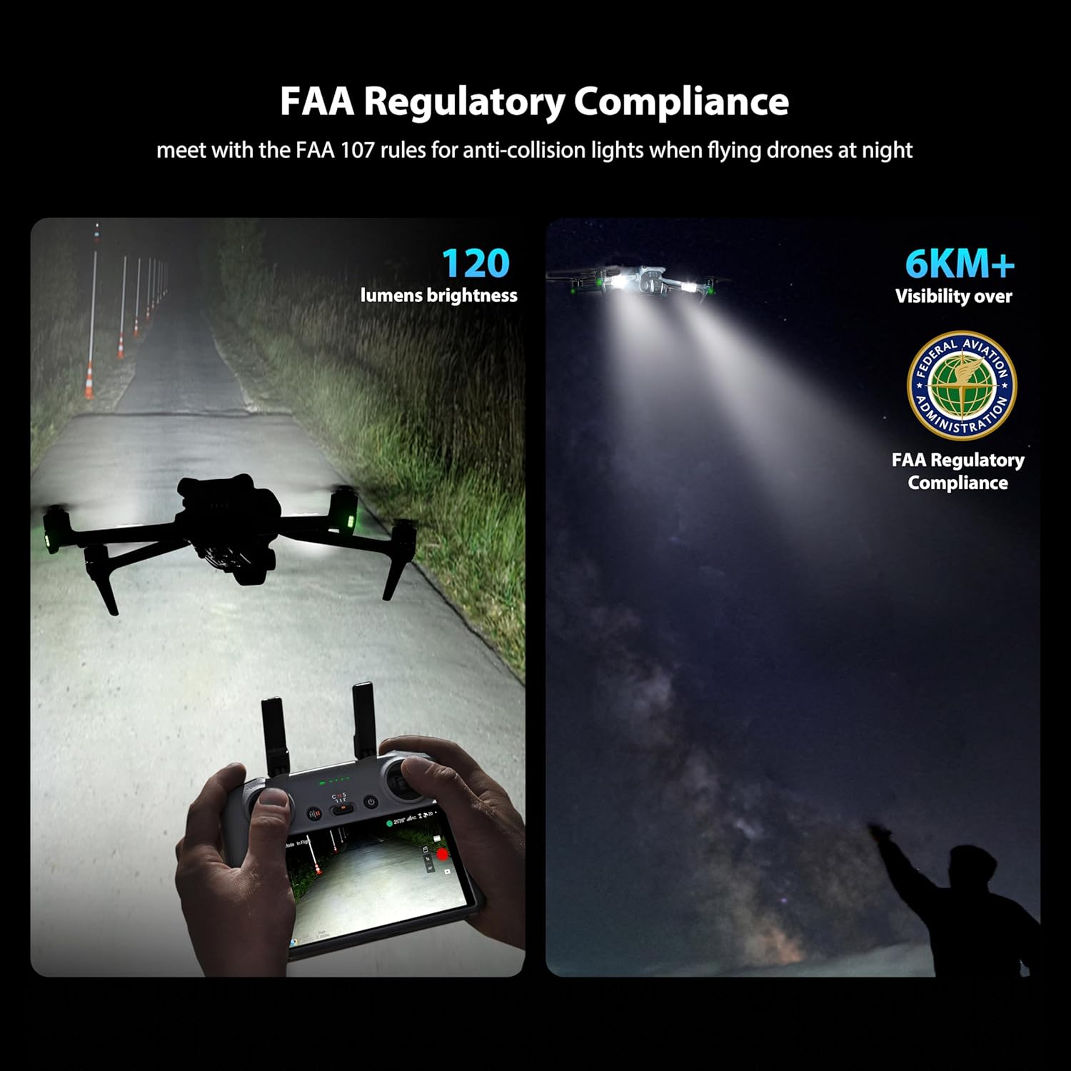STARTRC Drone lumière strobosc - Dji Drone Mini 4 Pro avis et prix