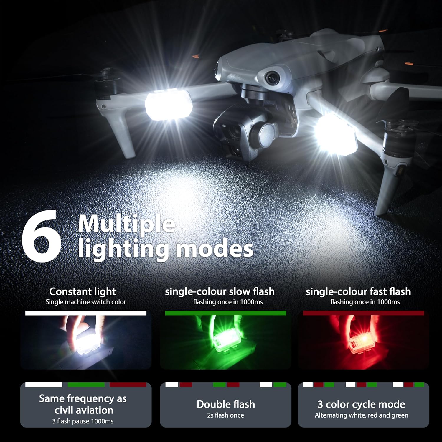 STARTRC Drone lumière strobosc - Dji Drone Mini 4 Pro avis et prix