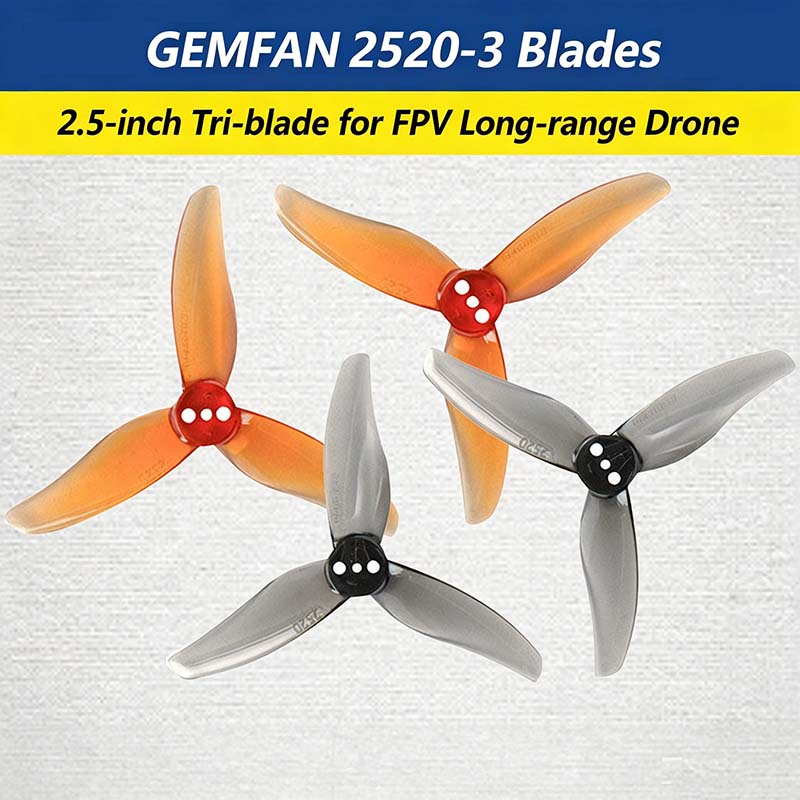 Hélice Gemfan Hurricane 2520-3 - Drone Racing Propeller avis et prix