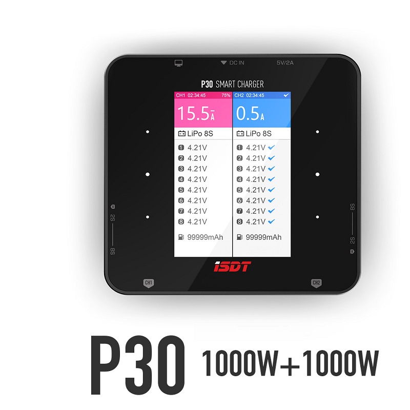 Chargeur double ISDT P30 avec  - Drone Racing Charger avis et prix